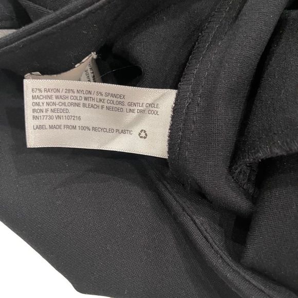 New a new day Black Stretchy Mid Length Body Contour Mid Length Skirt - Picture 6 of 10